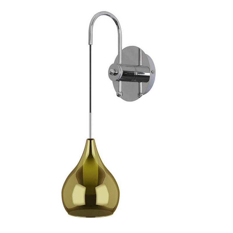Бра Candiano Olive Sconces Оливковый Хром в Грозном | Loft Concept 