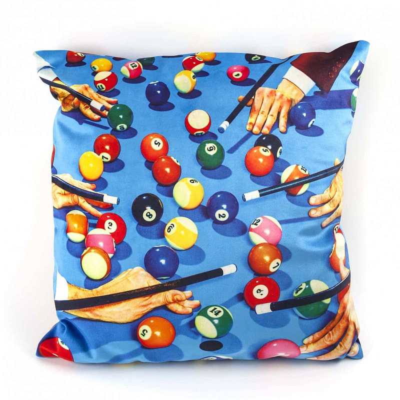 Подушка Seletti Cushion Snooker Toiletpaper Мульти Подушка Seletti Cushion Snooker Toiletpaper Мульти в Грозном | Loft Concept