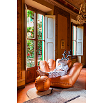 Дизайнерское кожаное кресло в форме руки Poltronova Joe Gold  Armchair варинант исполнения - 8 | Loft Concept в Грозном