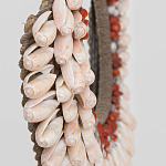 Этническое ожерелье из ракушек и бус Aboriginal Ethnic Necklace Beige Red варинант исполнения - 2 | Loft Concept в Грозном