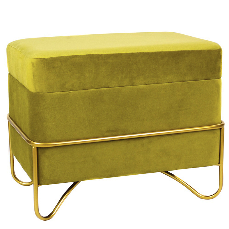 Пуф Yellow Cube Желтый Золотой Пуф Yellow Cube Желтый Золотой в Грозном | Loft Concept