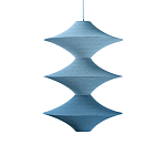 Подвесной вязаный голубой светильник «Звезда Востока 03» варинант исполнения - 2 | Loft Concept в Грозном