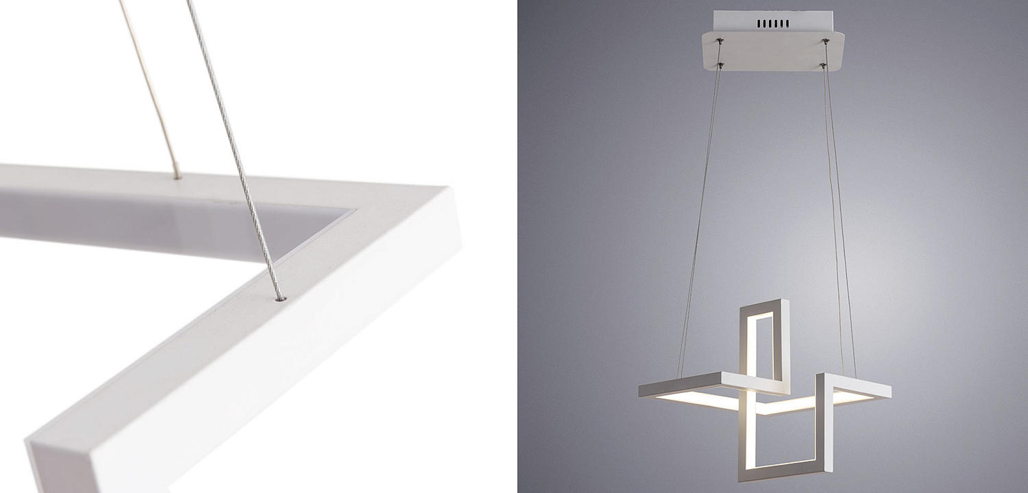 Люстра Esther Geometric White Chandelier III Люстра Esther Geometric White Chandelier III - Loft-Concept в Грозном