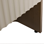 Тумба под телевизор серая с мраморной столешницей Uniqueness Marble варинант исполнения - 8 | Loft Concept в Грозном