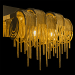 Бра с металлическими дугами и цепочками 33 см Atlantis Chain варинант исполнения - 8 | Loft Concept в Грозном