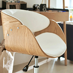 Вращающееся офисное кресло на колёсах Delwyn Chair варинант исполнения - 4 | Loft Concept в Грозном