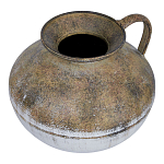 Ваза металлическая с ручкой Bygone Era варинант исполнения - 2 | Loft Concept в Грозном