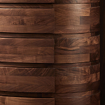 Комод деревянный с 7-ю ящиками Moon Walnut Furniture варинант исполнения - 5 | Loft Concept в Грозном