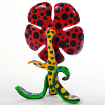 Декоративная статуэтка Yayoi Kusama Flowers that Bloom at Midnight Red варинант исполнения - 2 | Loft Concept в Грозном