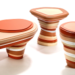 Комплект кофейных столиков Vorlon Desert three tables варинант исполнения - 4 | Loft Concept в Грозном