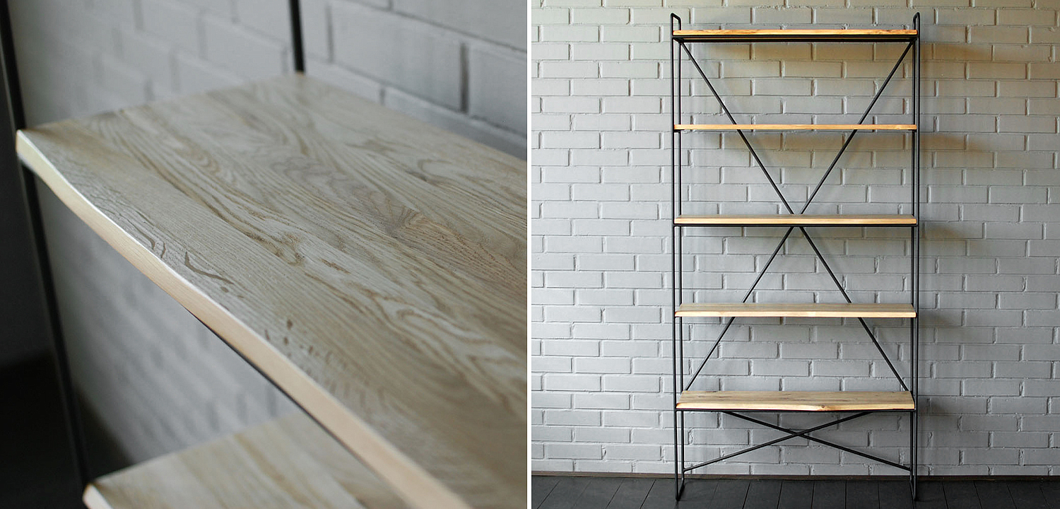 Стеллаж Hart Industrial Metal Rust Rack Стеллаж Hart Industrial Metal Rust Rack - Loft-Concept в Грозном