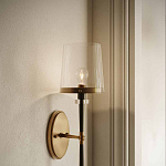 Бра настенное с прозрачным стеклянным абажуром Simple Pure Form варинант исполнения - 5 | Loft Concept в Грозном