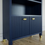 Книжный Стеллаж Elsa Dreams Blue с задней стенкой варинант исполнения - 1 | Loft Concept в Грозном