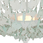 Люстра круглая с каскадом из декоративных элементов Sea Glass варинант исполнения - 3 | Loft Concept в Грозном