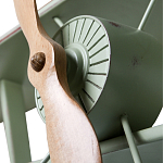 Полка книжная зеленая в виде аэроплана в стиле лофт FLY варинант исполнения - 2 | Loft Concept в Грозном