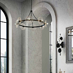 Бра светодиодное из черно-белых дисков Contrast Sample варинант исполнения - 6 | Loft Concept в Грозном