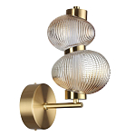 Бра с 2-мя рифлеными стеклянными шарами Marcelh Light варинант исполнения - 5 | Loft Concept в Грозном