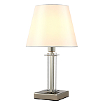 Настольная лампа с белым тканевым абажуром в форме конуса Laurent варинант исполнения - 2 | Loft Concept в Грозном