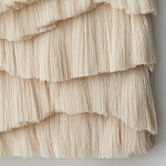 Светло-Бежевое Панно из нитей White Landscape Wall Hanging варинант исполнения - 1 | Loft Concept в Грозном