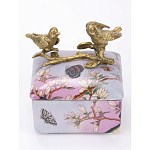 Фарфоровая шкатулка Bird talks варинант исполнения - 2 | Loft Concept в Грозном