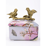 Фарфоровая шкатулка Bird talks варинант исполнения - 5 | Loft Concept в Грозном