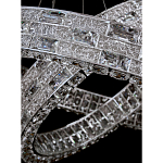 Люстра на 2 кольца с текстурной огранкой Reflection of Reality варинант исполнения - 8 | Loft Concept в Грозном