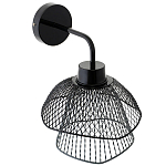 Бра с сетчатым металлическим абажуром Black Mesh Lampshade варинант исполнения - 3 | Loft Concept в Грозном