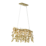 Люстра золотая с декором в виде веток эвкалипта Eucalyptus Branches варинант исполнения - 2 | Loft Concept в Грозном