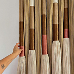 Текстильное Панно Макраме для ресторана Mexico Wall Hanging  варинант исполнения - 1 | Loft Concept в Грозном