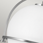 Потолочный светильник с плафоном в форме белого матового шара Hinkley варинант исполнения - 11 | Loft Concept в Грозном