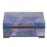 Шкатулка из натурального камня лазурит и чароит Stone Casket варинант исполнения - 2 | Loft Concept в Грозном