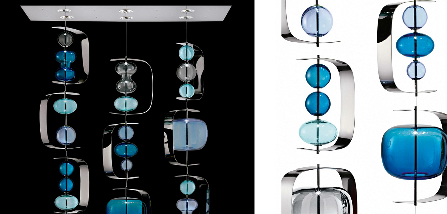 Светильник Barovier & Toso Manhattan Blue Светильник Barovier & Toso Manhattan Blue - Loft-Concept в Грозном