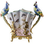 Ваза фарфоровая с попугаями Ferra варинант исполнения - 2 | Loft Concept в Грозном