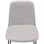 Стул мягкий светло-серый Chair Gray Runners варинант исполнения - 5 | Loft Concept в Грозном