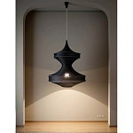 Подвесной вязаный черный светильник «Моника» варинант исполнения - 5 | Loft Concept в Грозном