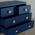 Бельевой Комод с 4 ящиками Elsa Dreams Blue варинант исполнения - 3 | Loft Concept в Грозном