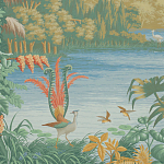 Обои ручная роспись Le Brésil Paille варинант исполнения - 3 | Loft Concept в Грозном