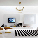 Люстра подвесная с 3-мя кольцевыми светодиодными лампами Catcher варинант исполнения - 2 | Loft Concept в Грозном