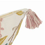 Чехол на подушку с кисточками и вышивкой птиц Ethnic mix Birds Rect варинант исполнения - 2 | Loft Concept в Грозном