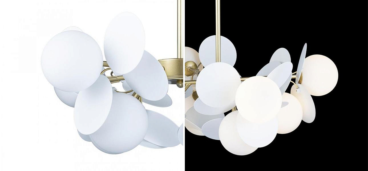 Люстра MATISSE Chandelier White 8 ламп Люстра MATISSE Chandelier White 8 ламп - Loft-Concept в Грозном