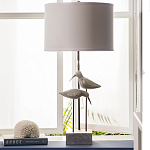 Настольная лампа с декором в виде птиц Coastal варинант исполнения - 2 | Loft Concept в Грозном