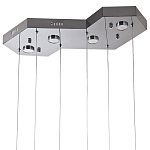 Люстра c 6-ю стеклянными плафонами хром Sparkling Bubbles Tube Chrome Hanging Lamp варинант исполнения - 3 | Loft Concept в Грозном