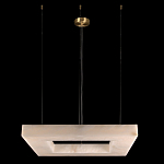 Люстра с квадратным каменным плафоном Calcite Square Light варинант исполнения - 2 | Loft Concept в Грозном