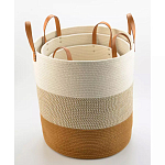 Корзина для хранения с ручками Interlacement Stripes S варинант исполнения - 1 | Loft Concept в Грозном