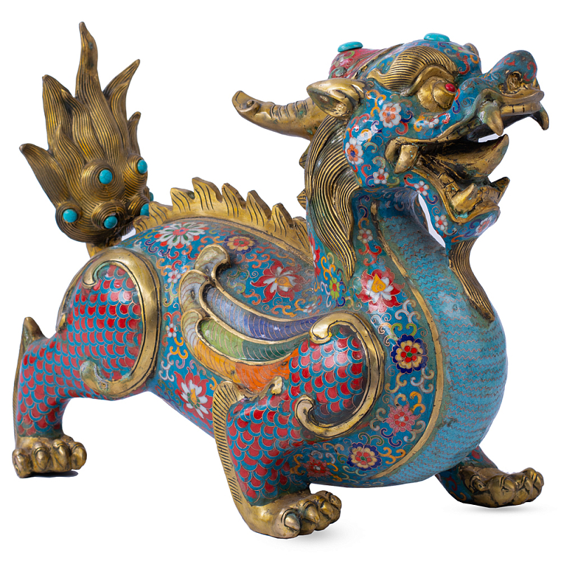 Большой Бронзовый Китайский дракон Мульти в Грозном | Loft Concept 