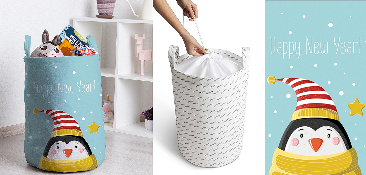 Корзина Christmas Penguin Basket Корзина Christmas Penguin Basket - Loft-Concept в Грозном