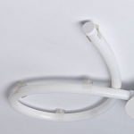 Люстра белого цвета с тремя изогнутыми светодиоидными плафонами Luke Lampco Tracer Lamp варинант исполнения - 8 | Loft Concept в Грозном