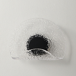 Бра из текстурированного прозрачного стекла с изогнутым краем Textured Glass  варинант исполнения - 4 | Loft Concept в Грозном