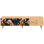 Длинная ТВ-тумба с принтом на ящиках Elise TV Stand варинант исполнения - 10 | Loft Concept в Грозном