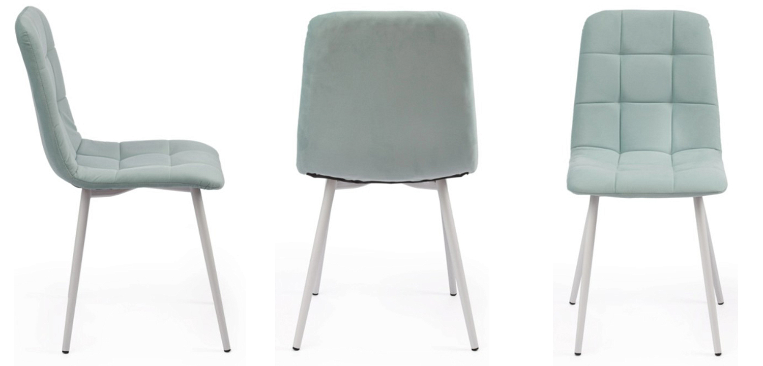 Стул Nancy Velour Light Blue Chair Стул Nancy Velour Light Blue Chair - Loft-Concept в Грозном